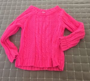 Carter's Vivid Pink Knit Sweater